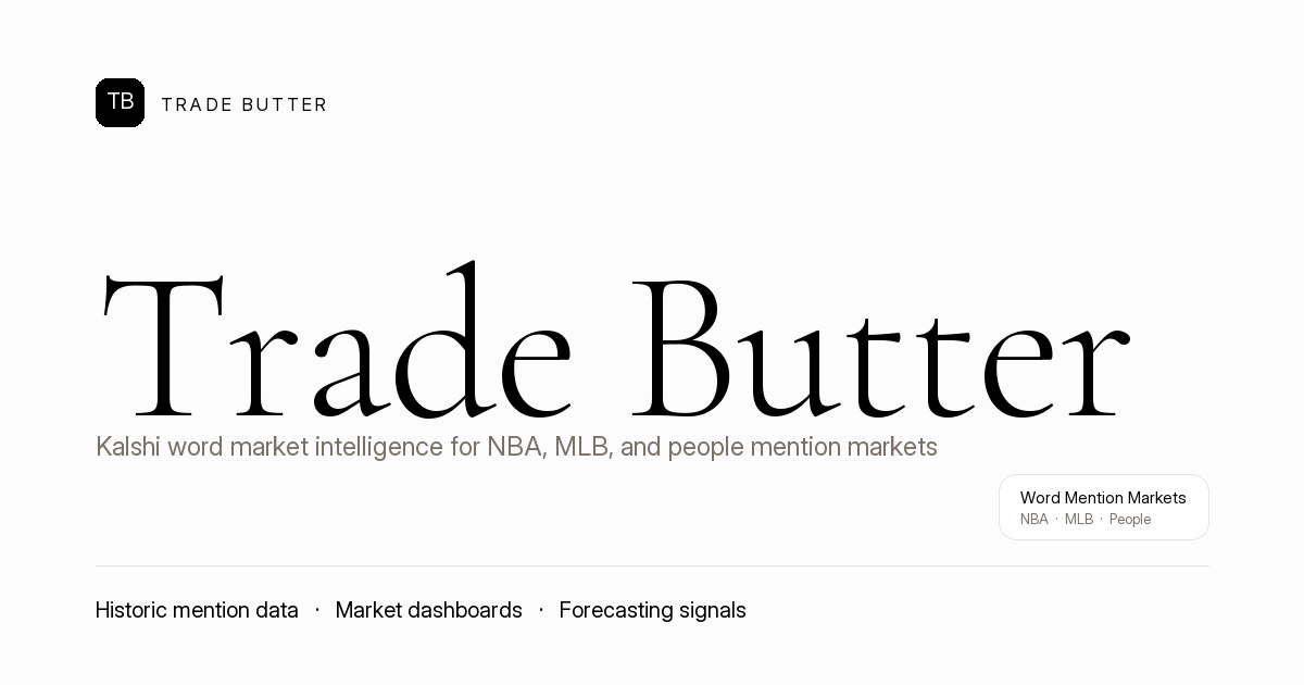 Trade Butter
